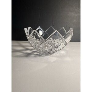 Mikasa Crescendo Crystal Bowl Sawtooth Rim Candy Dish